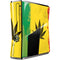 Marijuana Rasta Distressed Xbox 360 Slim (2010) Skin